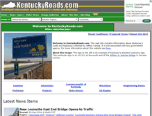 Tablet Screenshot of kentuckyroads.com
